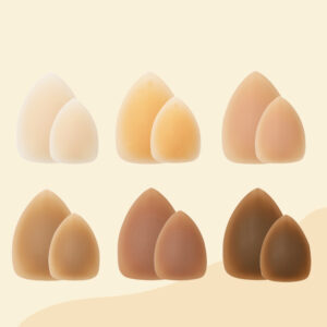 UMI Triangular Adhesive Silicone Nipple Covers for Women – Reusable, Waterproof, Sweatproof, Invisible Under Deep V & Swimwear
