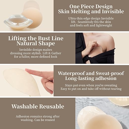 push up nipple covers-Invisible&Reusable