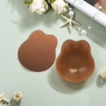 lifting nipple covers-Beige Cat-ear shaped lifting pasties, available in Beige.