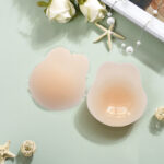 lifting nipple covers-Nude Cat-ear shaped lifting pasties, available in Nude.