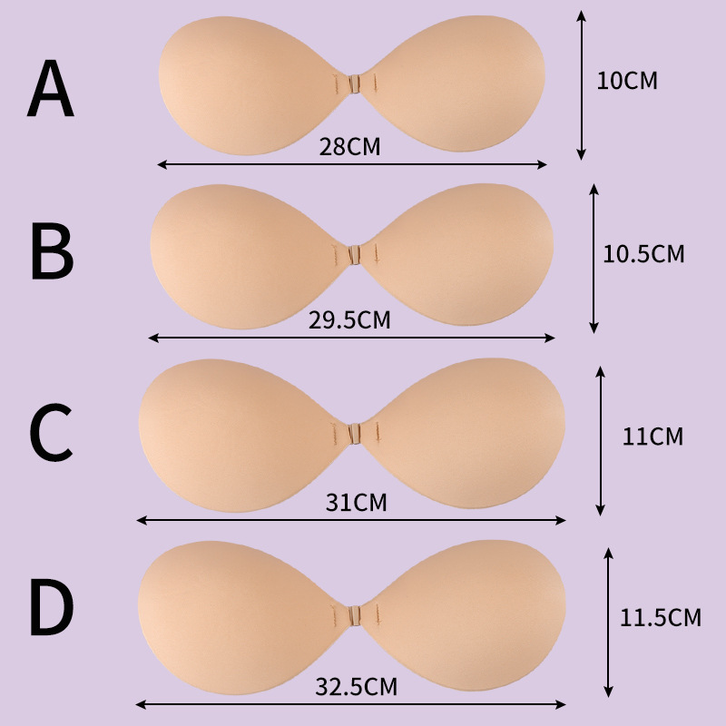 Sticky Push Up Bra in sizes