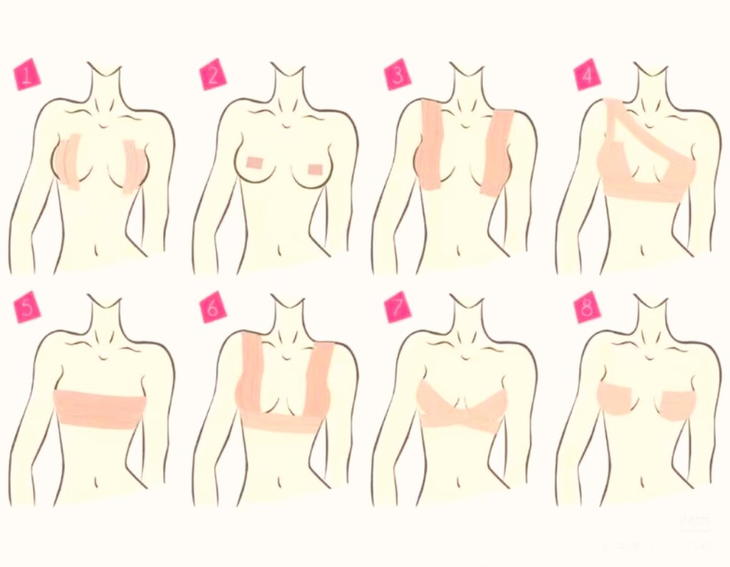 how to use boob tape2 How to Use Boob Tape