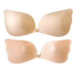Nude push up adhesive bra